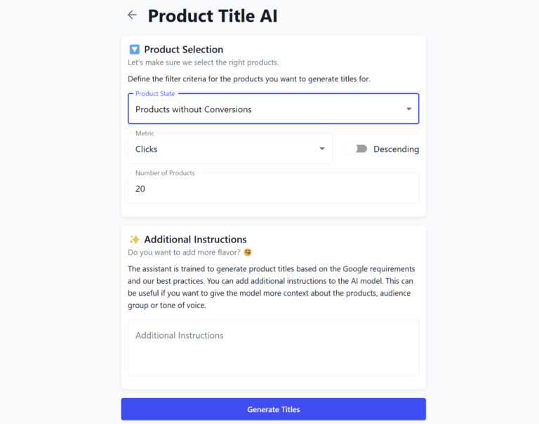 Product Title AI – Revolutionize Your Product Listings with Product Title AI